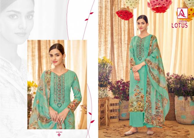 Alok Lotus New Designer Fancy Regular Wear Jam Cotton Dress Material Collection